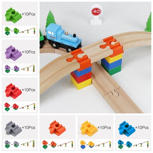10x wood train track - 10x,