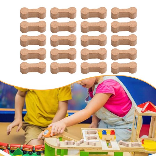 20pcs wooden train track dog - 20pcs,
