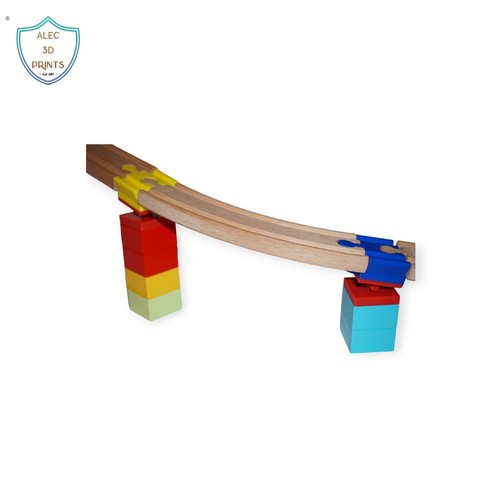 Train track adaptor hinged - adaptor,