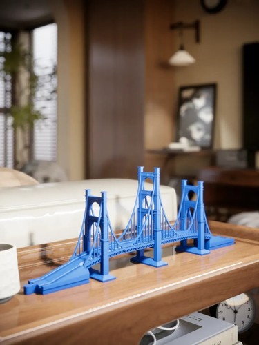 Suspension bridge train - suspension,