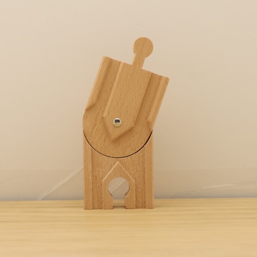 Wooden train track rotating - wooden,