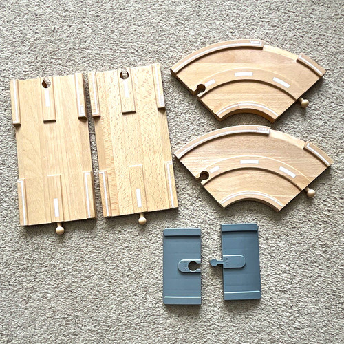 Brio wooden road track - track, pieces