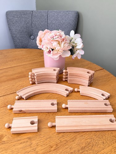 Brio wooden train track bundle - wooden,