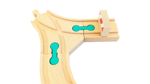 10x connectors for wooden - 10x,