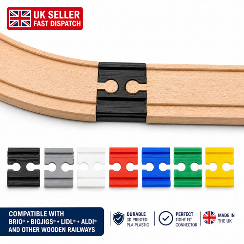 Train track connectors - track, for