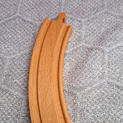 Wooden train track curved - wooden,