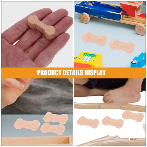 Wooden train track buckles - track,