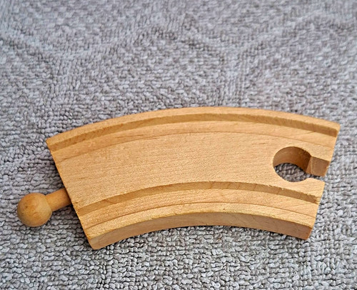 Wooden train track curved - wooden,