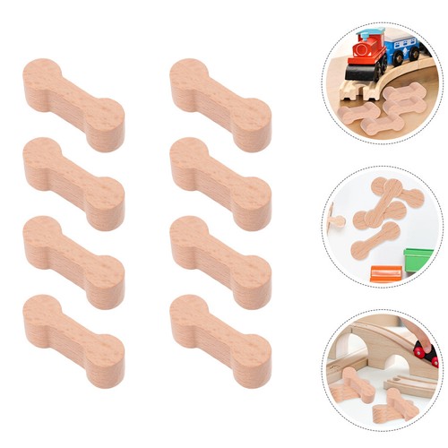 Wooden train track connector - wooden,